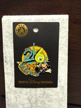Disney Toyko 26 Years Monsters Inc Pin